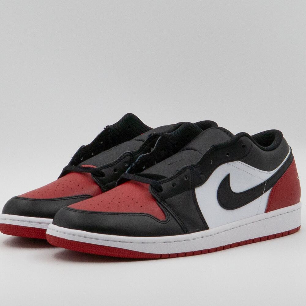 Jordan 1 Low Bred Toe 2.0 Sz 13M DS 553558-161